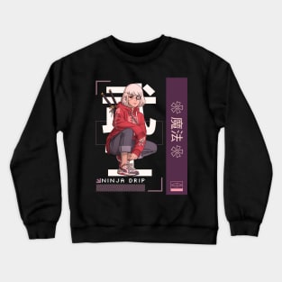 Drippy Ninja Girl Crewneck Sweatshirt